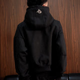 ESSENTIALS ZIP UP - BLACK