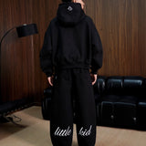 ESSENTIALS ZIP UP - BLACK