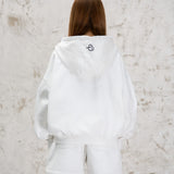 ESSENTIALS ZIP UP - WHITE
