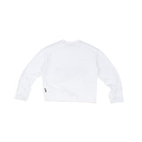 ZONE LONG SLEEVE BOXY TEE - WHITE
