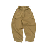 SMART HOOK WIDE LEG KHAKI PANTS [KC GIFT] - DUST