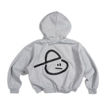RECLAIM JOY BOXY HOODIE - HEATHER CHARCOAL